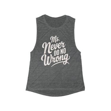 Wallen Ms Never Do No Wrong Muscle Tank - Sunlit Funlit Country Music Tees